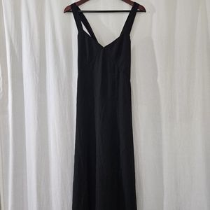 Banana Republic Maxi Dress with Leg Slit in Black Women’s Size M